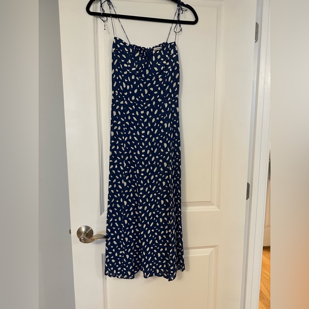 Reformation blue dress